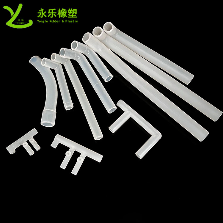 醫(yī)用硅膠彎管，模壓硅膠彎管，血氧儀硅膠彎管