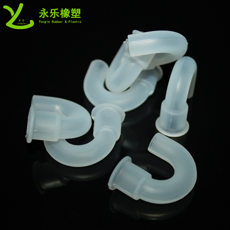 醫(yī)用硅膠彎管，模壓硅膠彎管，血氧儀硅膠彎管