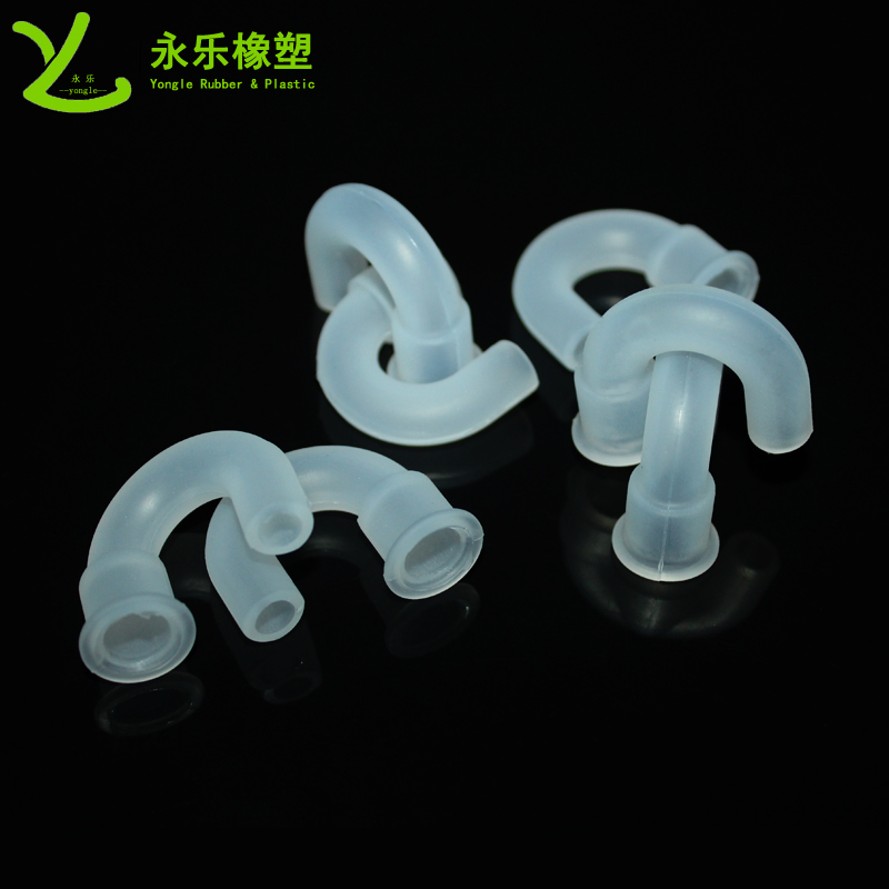 醫(yī)用硅膠彎管，模壓硅膠彎管，血氧儀硅膠彎管