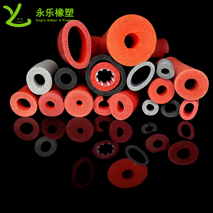 擠出發(fā)泡硅膠管，耐高溫發(fā)泡硅膠管，耐老化發(fā)泡硅膠管