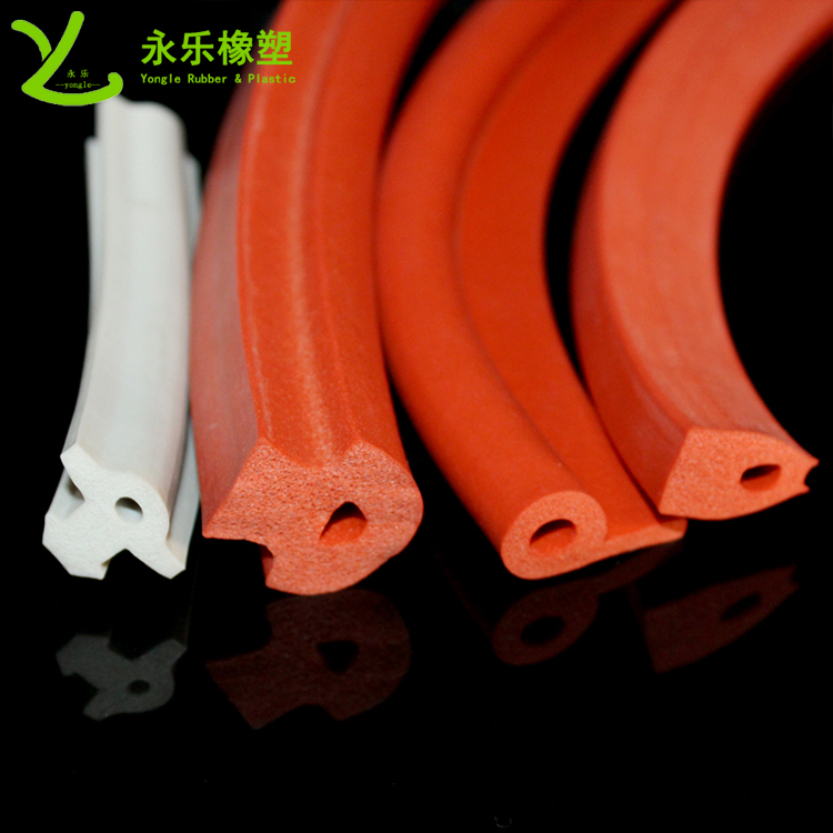 和平耐高溫發(fā)泡硅膠條，阻燃發(fā)泡硅膠條，細(xì)孔硅膠發(fā)泡條