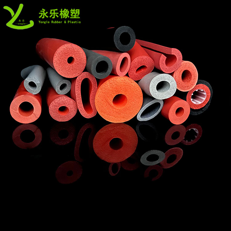 擠出發(fā)泡硅膠管，耐高溫發(fā)泡硅膠管，耐老化發(fā)泡硅膠管