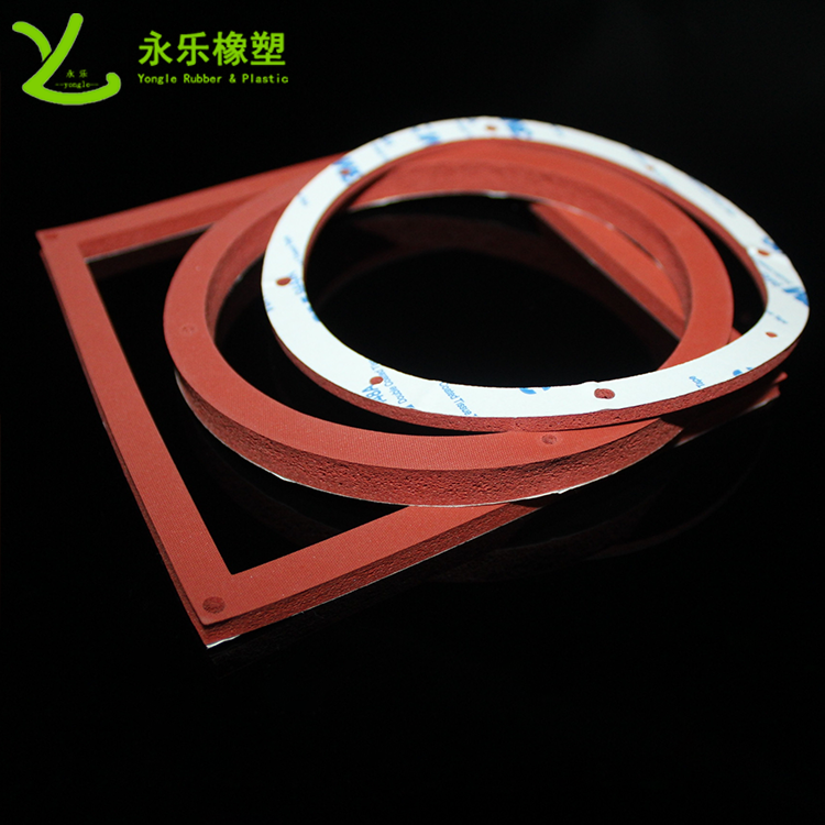 定制模壓發(fā)泡硅膠墊，無(wú)氣味模壓發(fā)泡硅膠墊，耐高溫模壓發(fā)泡硅膠墊