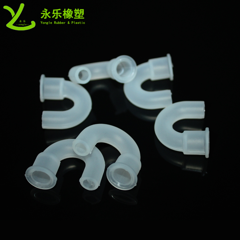 醫(yī)用硅膠彎管，模壓硅膠彎管，血氧儀硅膠彎管