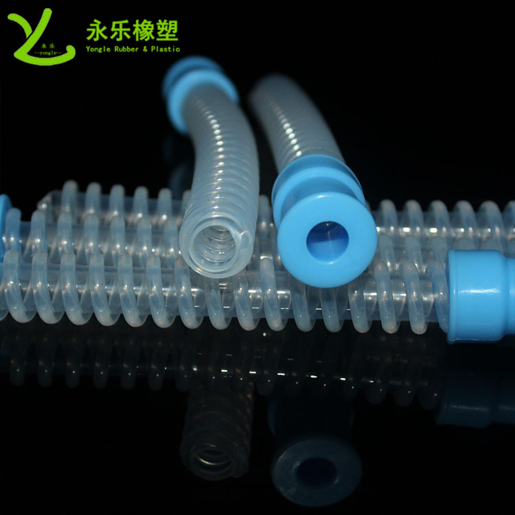 呼吸機(jī)硅膠波紋管，醫(yī)用硅膠波紋管，無(wú)氣味硅膠波紋管